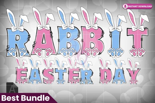 rabbit-easter-day-font