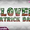Clover Patrick Day Font clover-patrick-day-font