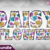 Daisy Flower Font daisy-flower-font
