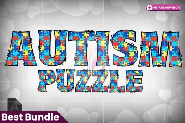 autism-puzzle-font