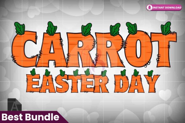 carrot-easter-day-font