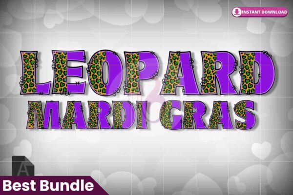 leopard-mardi-gras-font