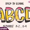 Back to School Pencil Alphabet Doodle back-to-school-pencil-alphabet-doodle