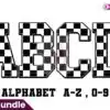 race-checkered-alphabet-font-sublimation