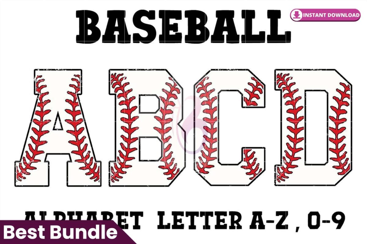 baseball-distressed-alphabet-letters