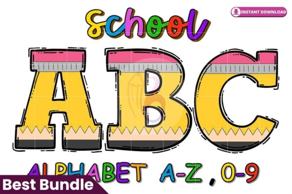 pencil-school-alphabet-leters-and-number