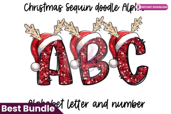 christmas-sequin-faux-alphabet-letters