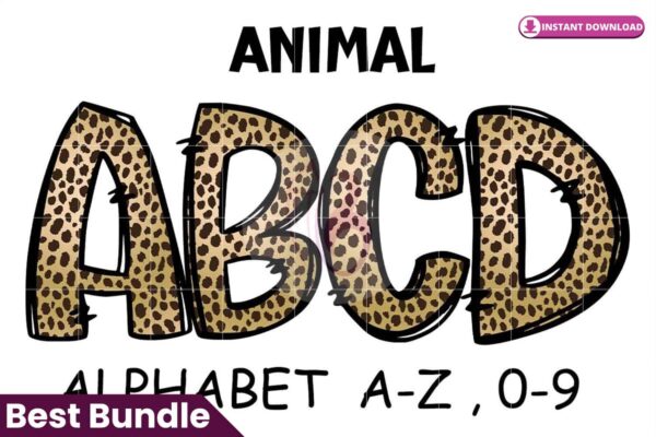 cheetah-doodle-alphabet-letters