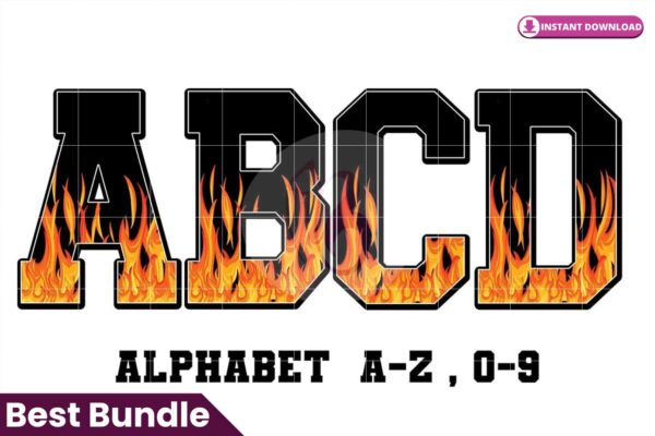 race-track-road-fire-alphabet-font