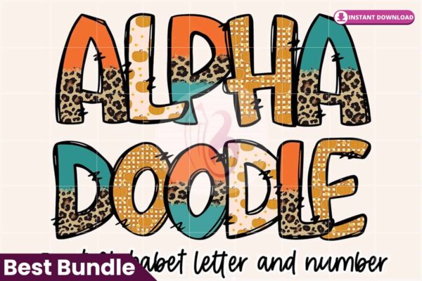 fall-autumn-leopard-doodle-alphabet