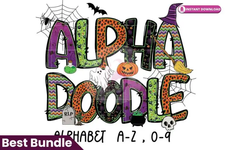 happy-halloween-doodle-alphabet-set