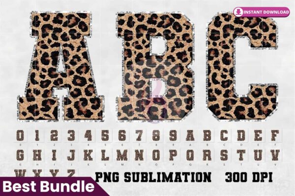 chenille-leopard-alphabet-letters