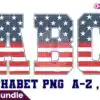 Patriotic American Flag Alphabet Letters patriotic-american-flag-alphabet-letters