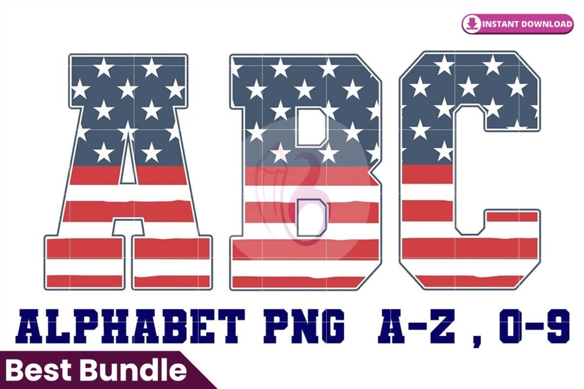 patriotic-american-flag-alphabet-letters
