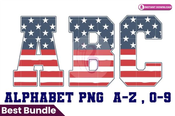 patriotic-american-flag-alphabet-letters
