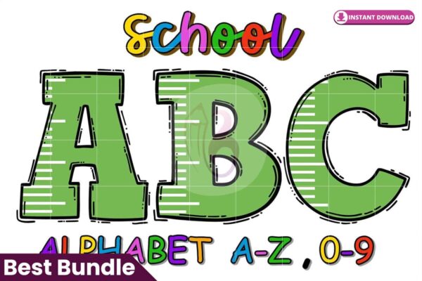 ruler-school-alphabet-doodle-letters