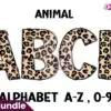 leopard-animal-doodle-alphabet-letters