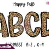 Cheetah Doodle Alphabet Autumn Png cheetah-doodle-alphabet-autumn-png