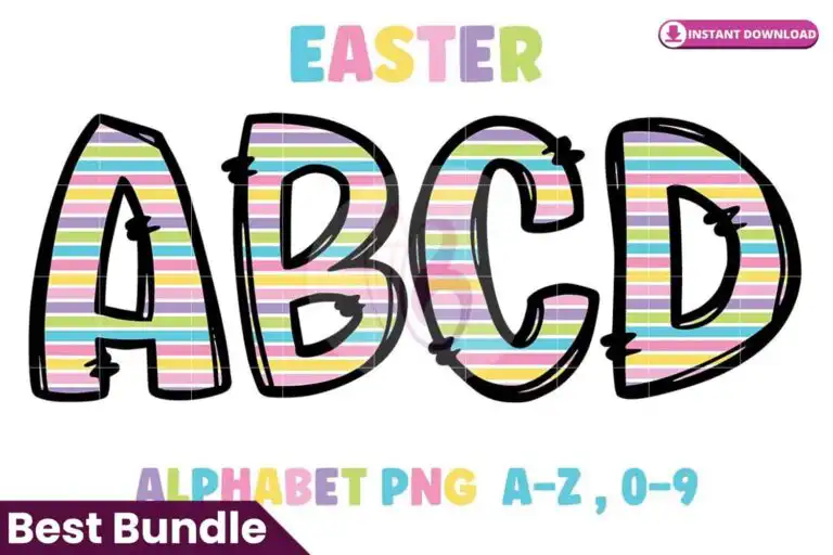 easter-pastel-color-alphabet-doodle-font