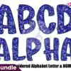 faux-embroidered-sequin-doodle-alphabet