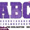 sport-chenille-faux-alphabet-purple
