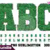 sport-chenille-alphabet-letters-green