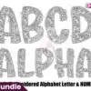 faux-embroidered-sequin-doodle-alphabet