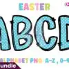 easter-blue-pastel-alphabet-doodle-font