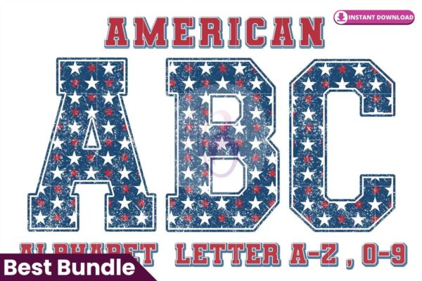 distressed-star-patriotic-alphabet