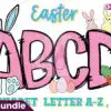 Pink Easter Doodle Alphabet and Clipart pink-easter-doodle-alphabet-and-clipart