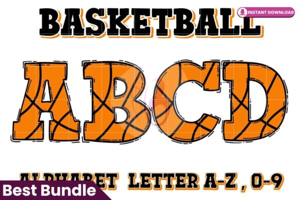 basketball-doodle-alphabet-set