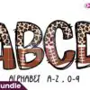 football-and-leopard-alphabet-doodle