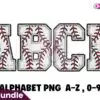 baseball-durty-alphabet-font-png
