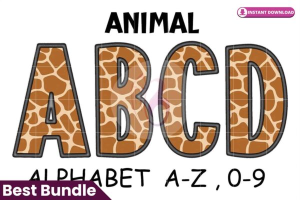 animal-safari-giraffe-alphabet-letters