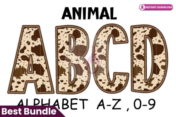 animal-safari-cowhide-alphabet-letters