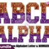 alphabet-sequin-faux-purple-and-orange