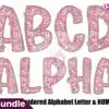 faux-embroidered-sequin-doodle-alphabet