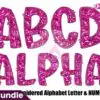 faux-embroidered-sequin-doodle-alphabet