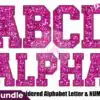 Pink Faux Embroidered Sequin Alphabet pink-faux-embroidered-sequin-alphabet