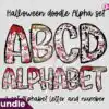 bloody-halloween-doodle-alphabet-set