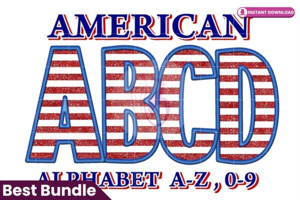 4th-july-patriotic-american-alphabet