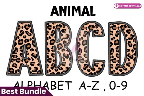 safari-animal-leopard-alphabet-letters