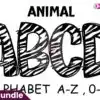 Zebra Animal Safari Doodle Alphabet zebra-animal-safari-doodle-alphabet