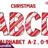Christmas Doodle Alphabet Letter Candy christmas-doodle-alphabet-letter-candy