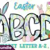 easter-bunny-doodle-alphabet-and-clipart