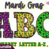 mardi-gras-doodle-alphabet-leopard-set