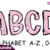 valentine-pink-board-alphabet-letters