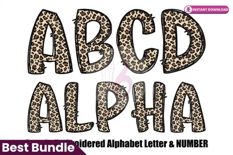 leopard-embroidered-doodle-alphabet