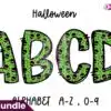 halloween-skull-bone-doodle-alphabet