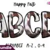 autumn-cowhide-doodle-alphabet-letters